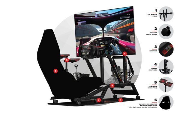 Next Level Racing F-GT Simulator Cockpit2 simuladores de juego